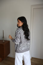 GILET BANDANA GRIS