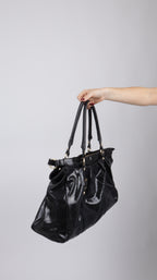SAC CUIR LOUNA NOIR