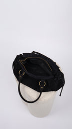 SAC SUEDE ZOÉ NOIR