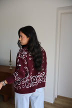 GILET BANDANA BORDEAUX