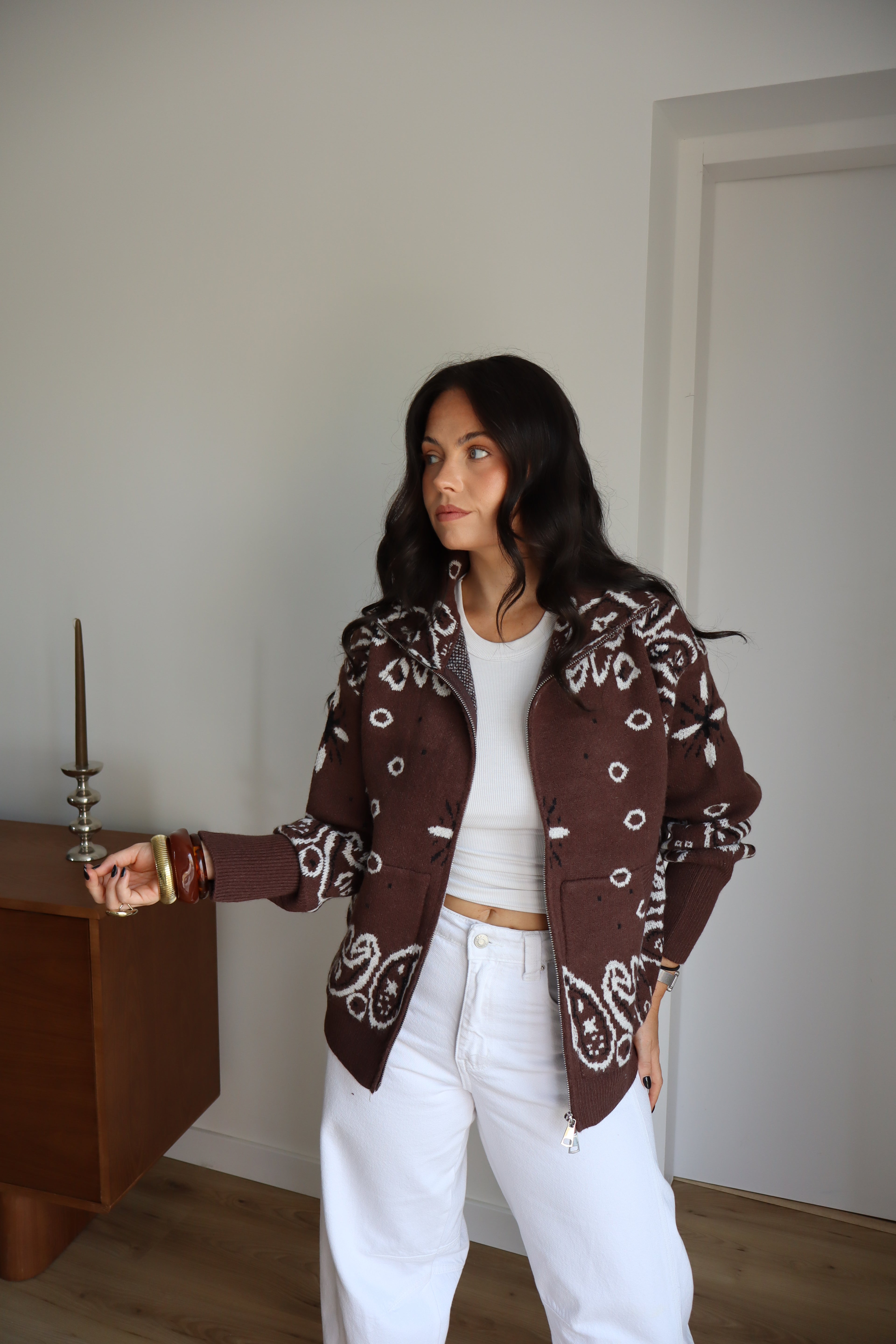 GILET BANDANA CHOCO