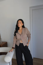 GILET ZIPPÉ SOLEA BEIGE