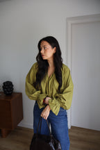 BLOUSE EULALIE OLIVE