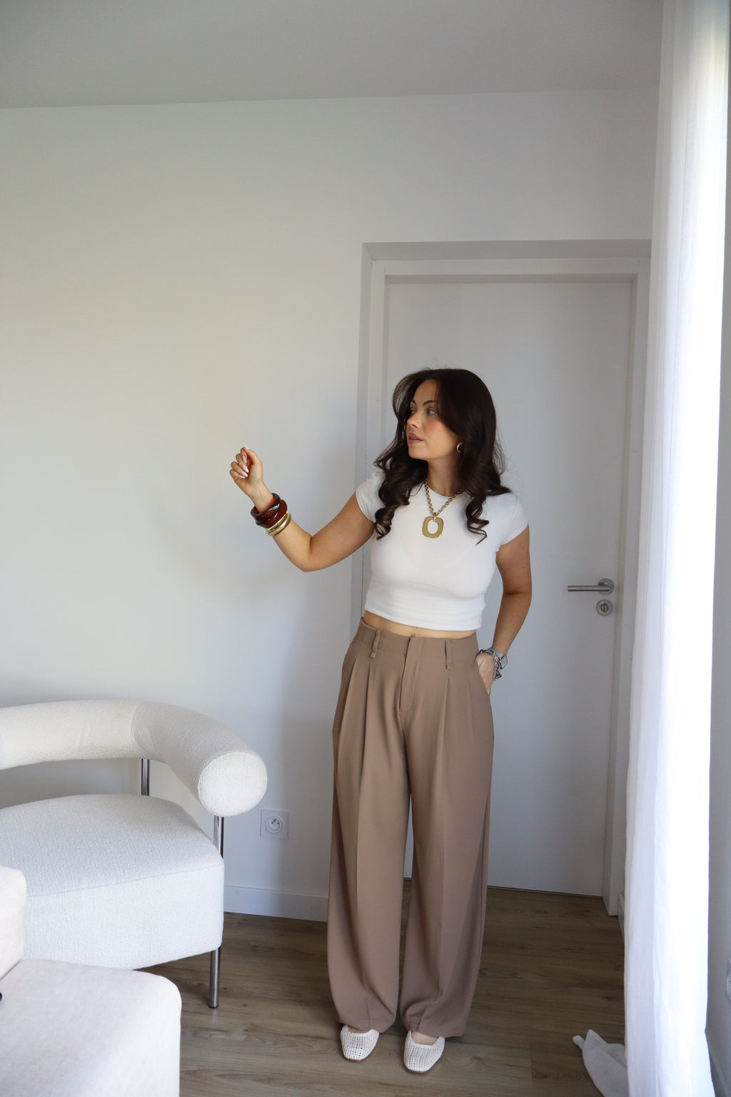 PANTALON ÉLONA CAMEL