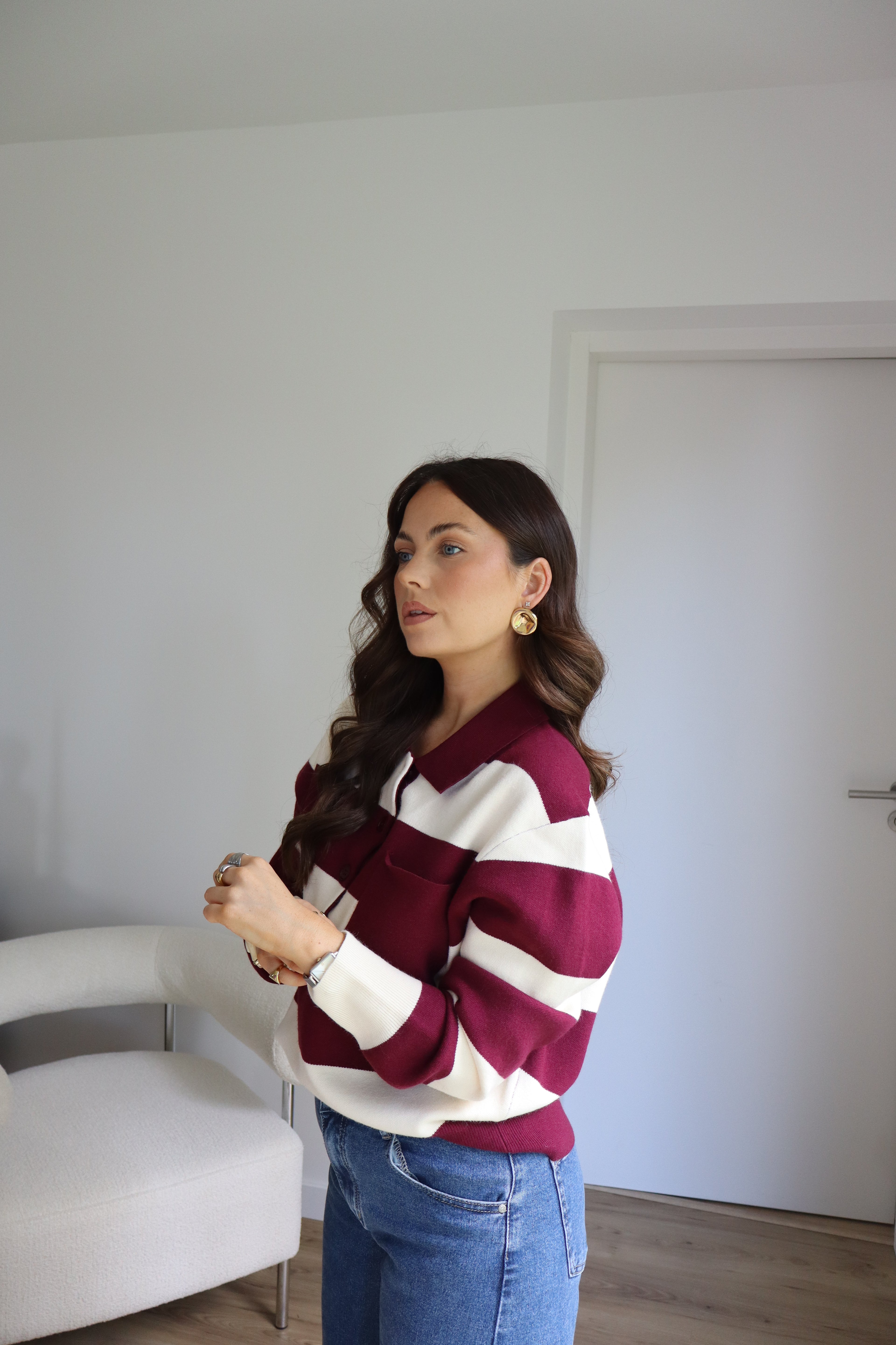 PULL CORRY BORDEAUX