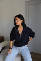 PULL ZIPPÉ GAB MARINE