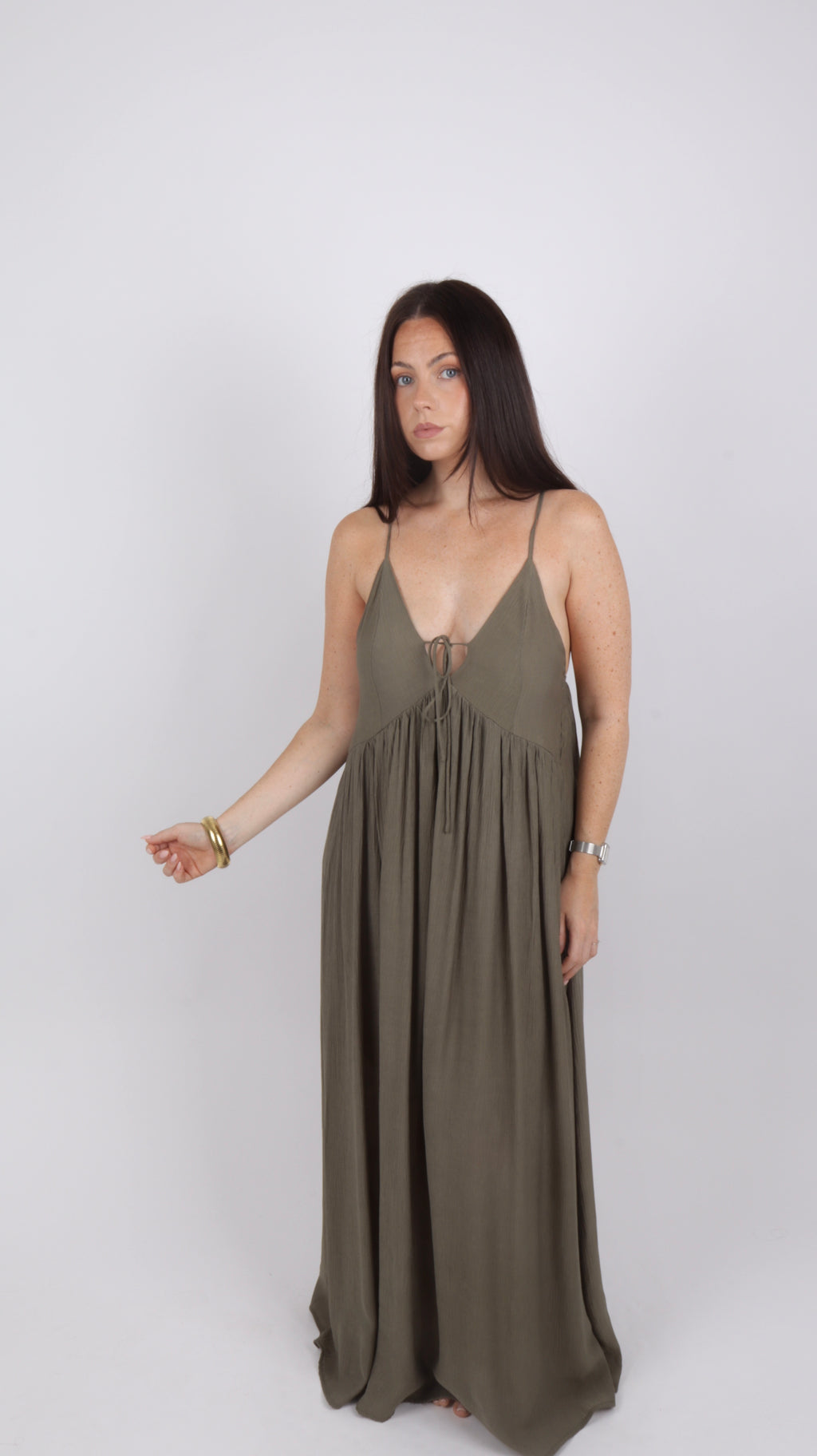 ROBE LINA KAKI