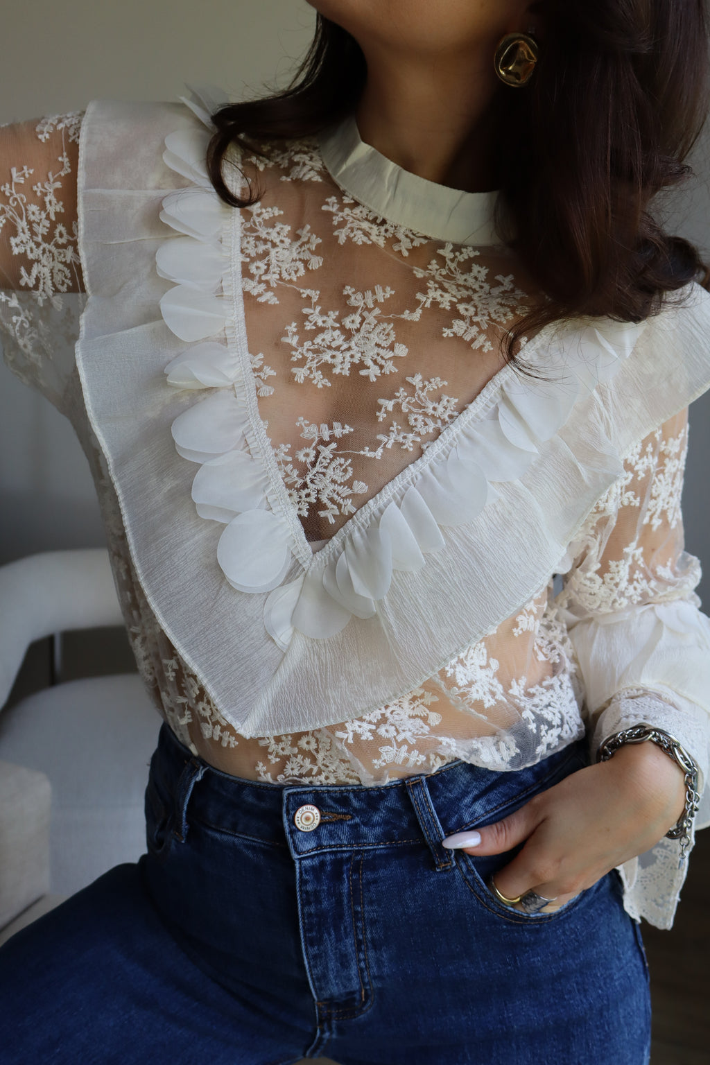 BLOUSE DENTELLE STELLA