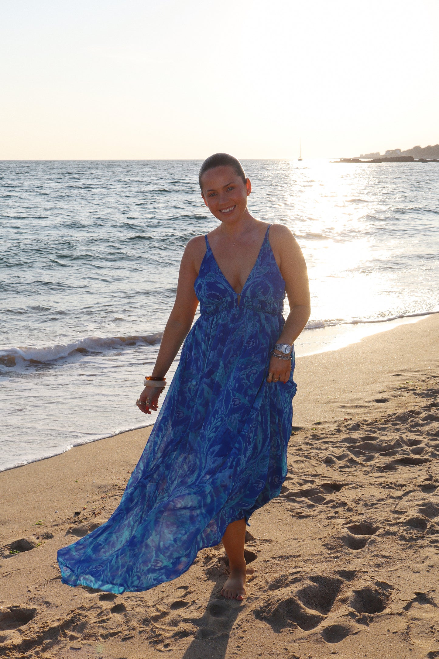 ROBE CARLA BLEUE