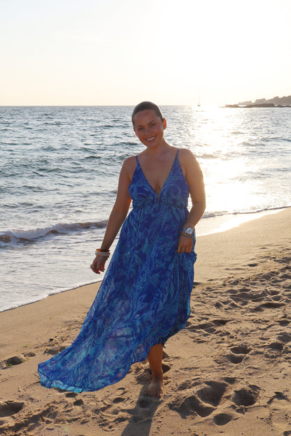 ROBE CARLA BLEUE