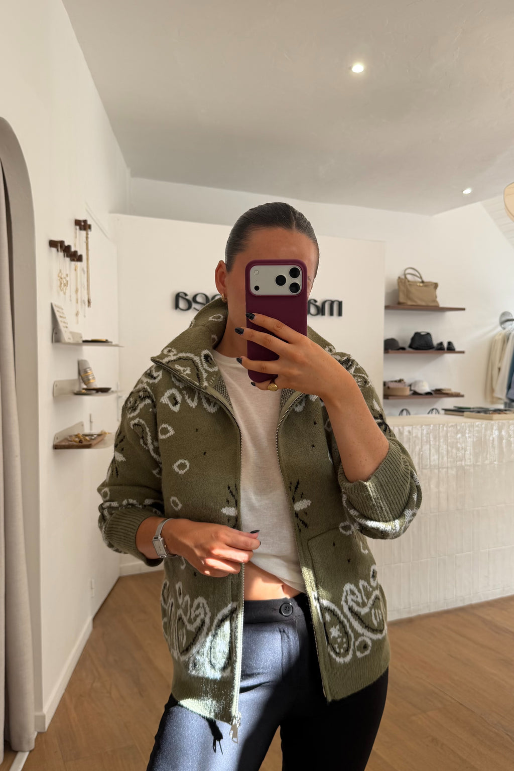 GILET BANDANA KAKI