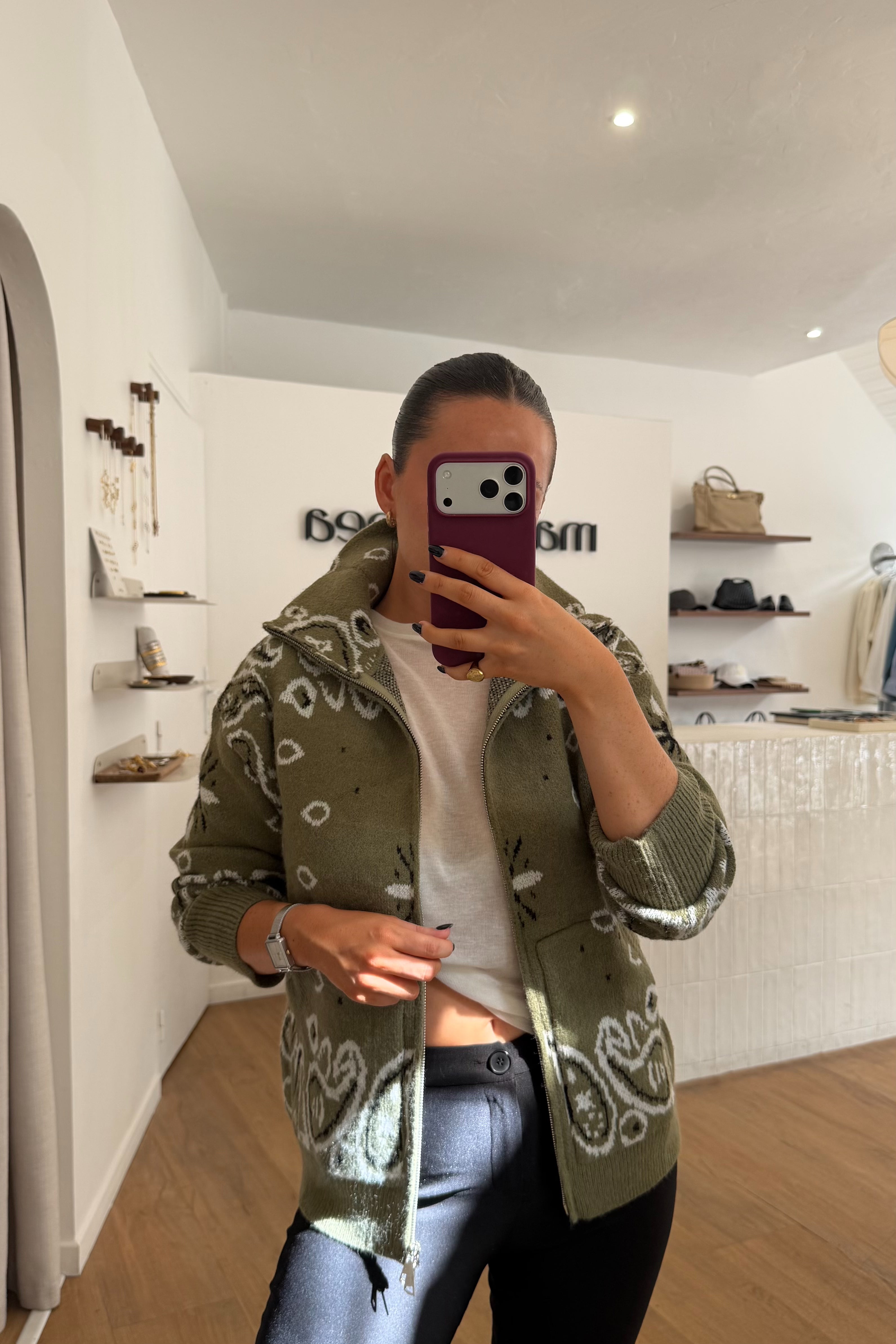 GILET BANDANA KAKI