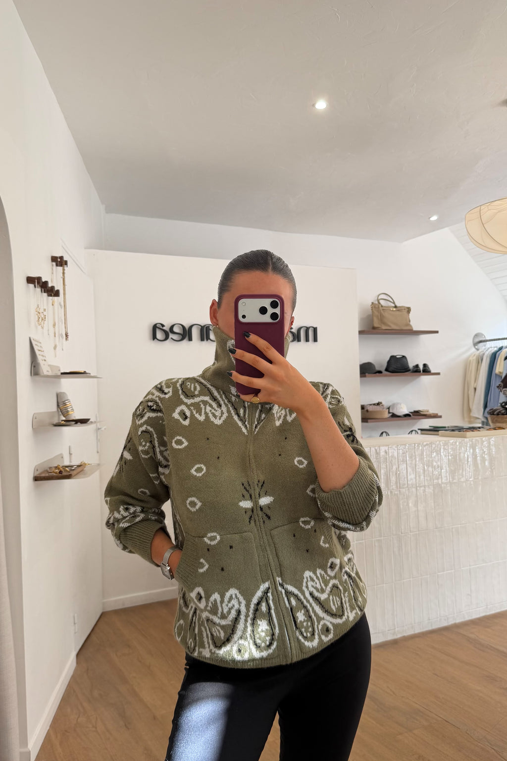 GILET BANDANA KAKI