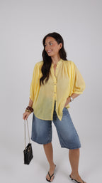 CHEMISE LIA JAUNE
