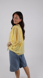 CHEMISE LIA JAUNE