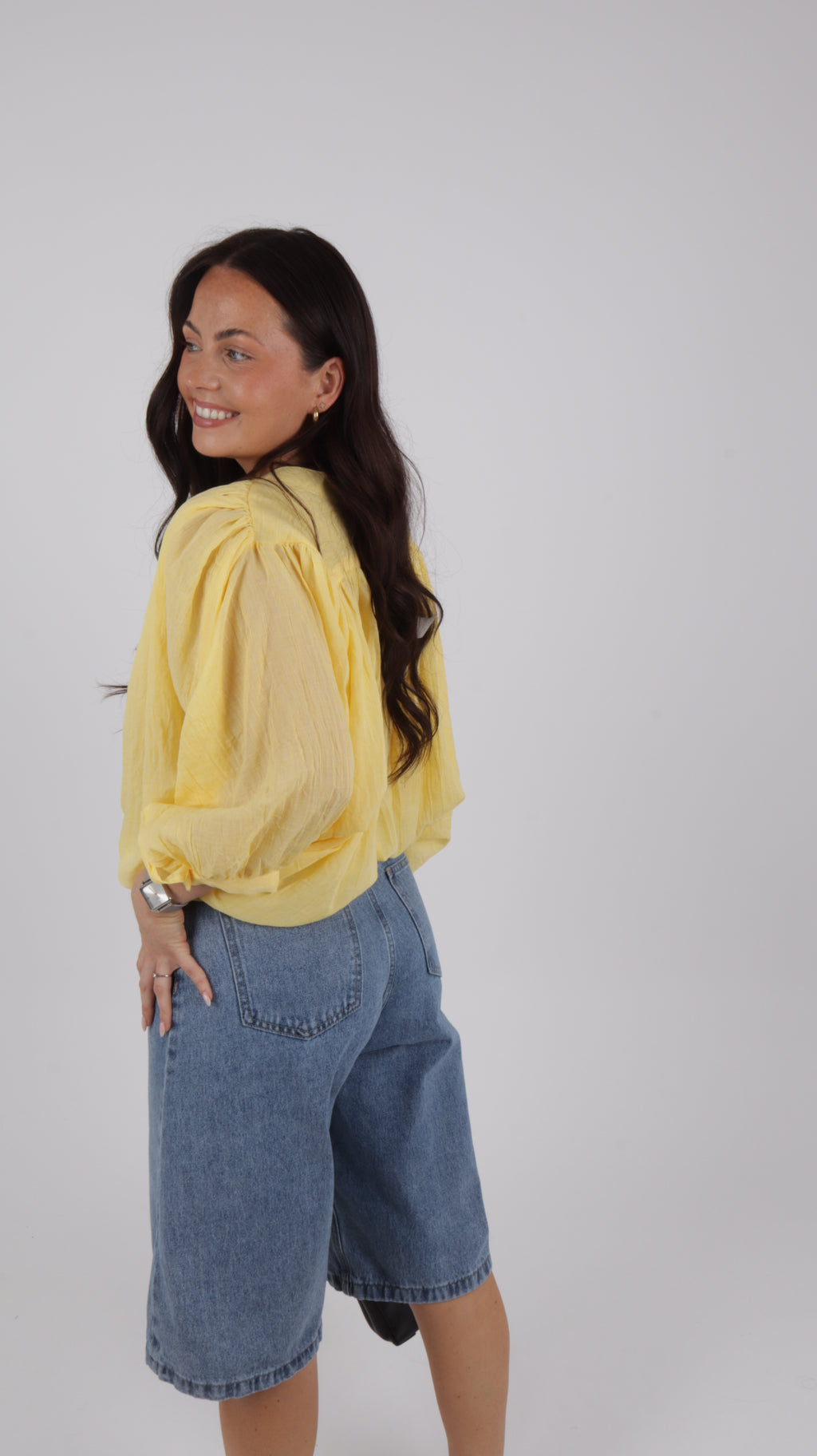 CHEMISE LIA JAUNE