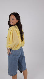 CHEMISE LIA JAUNE